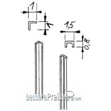 Weinert 9273 - Winkel-Profile 100 mm × 1,0 mm × 1,0 mm