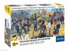 Zvezda 928022 - 1/72 Russische Fuss-Artilleri