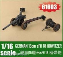 I LOVE KIT 61603 - GERMAN 15cm sFH 18 HOWITZER in 1:16