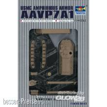 Trumpeter 00103 - 1:144 AAVP7A1 Amphibienfahrzeug