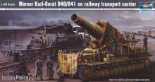 Trumpeter 00209 - Mörser Karl Gerät 040/041 auf Eisenbahn-Transport-Trailer