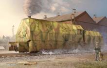 Trumpeter 219 - 01:35 Ger, Panzerlok BR57 Armoured Locomotive