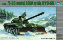 Trumpeter 00313 - Russischer Panzer T55 mit BTU-55