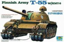 Trumpeter 00341 - 1:35 Finnischer Panzer T-55 mit Minenräumer