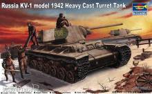 Trumpeter 00359 - 1:35 Russland KV-1 (1942) Heavy Gust Turret Tank