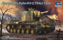 Trumpeter 00367 - 1:35 German Pz.Kpfwg. KV-2 754