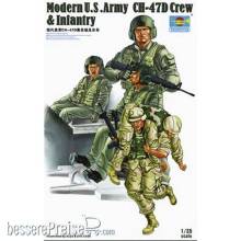 Trumpeter 00415 - 1:35 Modern U.S. Army CH-47D Crew & Infantry