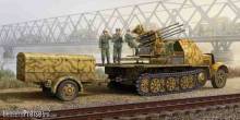 Trumpeter 01524 - German 2cm Flakvierling 38 auf Selbstfahrlafette (Sd.Kfz.7/1 Late Version)