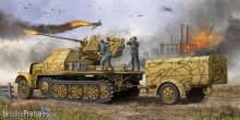 Trumpeter 01526 - German 3,7cm Flak 37 auf Selbstfahrlafette Sd.Kfz. 7/2 late version