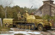 Trumpeter 01527 - 1:35 German 3,7cm Flak 43 auf Selbstfahrlafette Sd.Kfz. 7/2