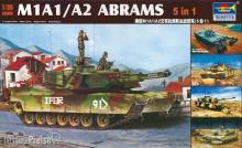 Trumpeter 01535 - 1:35 M1A1/A2 Abrams 5 in 1