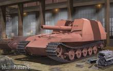 Trumpeter 01540 - 1:35 Geschützwagen Tiger Grille21/210mm Morta
