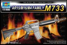 Trumpeter 01906 - 1:3 AR15/M16/M4 Family-M733