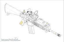 Trumpeter 01912 - 1:3 AR15/M16/M4 FAMILY-SR16