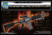 Trumpeter 01914 - 1:3 AR15/M16/M4 FAMILY-MK.18 Mod o CQBR