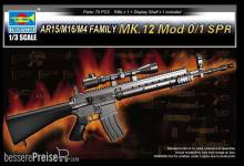 Trumpeter 01918 - 1:3 AR15/M16/M4 FAMILY-MK.12 Mod o/1 SPR