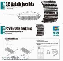 Trumpeter 2057 - 1:35 E-25 Workable Tracks links