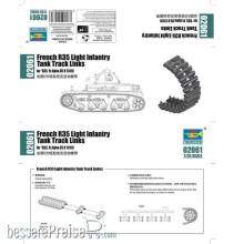 Trumpeter 02061 - 1:35 French R35 Light Infantry Tank Track Lin