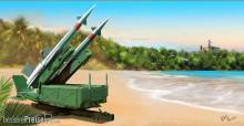 Trumpeter 02353 - 1:35 Soviet 5P71 Launcher with 5V27 Missile Pechora (SA-3B Goa) Rounds Loaded