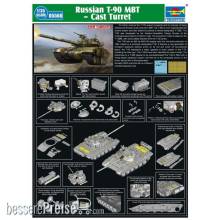 Trumpeter 05560 - 1:35 Russian T-90A MBT - Cast Turret