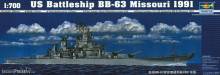 Trumpeter 05705 - 1:700 Schlachtschiff USS Missouri BB-63 1991