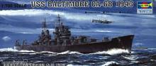 Trumpeter 05724 - 1:700 USS Baltimore CA-68 1943