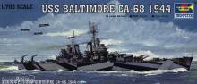 Trumpeter 05725 - 1:700 USS Baltimore CA-68 1944