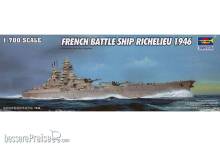 Trumpeter 05751 - 1:700 Battelship Richelieu 1949