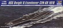 Trumpeter 05753 - 1:700 USS Dwight D. Eisenhower CVN-69 1978