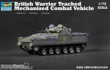 Trumpeter 07101 - 1:72 British Warrior Tracked Mechanized Vehic