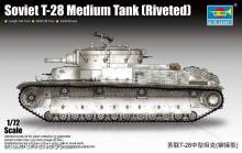 Trumpeter 07151 - Soviet T-28 Medium Tank (Riveted)