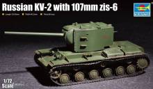 Trumpeter 7162 - 0,091666667 Russian KV-2 with 107mm zis-6