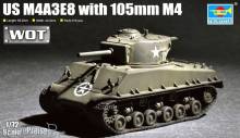 Trumpeter 07168 - 1:72 US M4A3E8 with 105mm M4