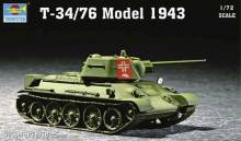 Trumpeter 07208 - 1:72 Soviet T-34/76 Model 1943