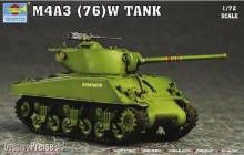 Trumpeter 07226 - 1:72 M4A3 76(W) Tank