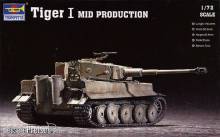 Trumpeter 07243 - 1:72 Tiger 1 Tank (Mid.)