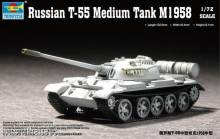Trumpeter 07282 - 1:72 Russian T-55 Medium Tank M1958