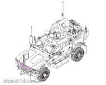 Trumpeter 07413 - 1:72 US M1240 M-ATV MRAP