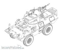 Trumpeter 07442 - LAV-150 APC 90mm Mecar Gun