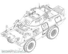 Trumpeter 07443 - LAV-150 Commando AFV w/ Cockerill 90mm Gun