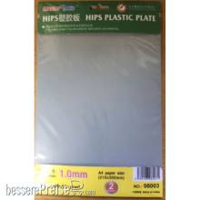 Master Tools 08003 - HIPS 1,0mm plastic sheet(210mmx300mmx2pc