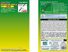 Master Tools 08018 - Disposable Mini Flat Brush, 10 pcs