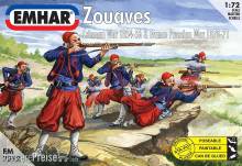 Emhar 937212 - 1/72 Krim-Krieg: Französische Zuaven Soldaten
