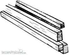 Weinert 9373 - Holzleisten 1,5 × 2 mm