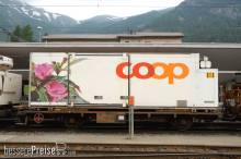 Bemo 9469111 - RhB Lb-v 7861 Tragwagen mit Coop-Container ´Lieschen´