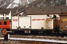 Bemo 9469121 - RhB Lb-v 7881 Tragwagen mit Container Y 11532