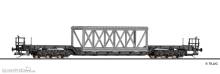 Tillig 95016 - Tiefladewagen Uaaik 761 der DB, beladen mit Tragwerk, Ep. IV -FORMNEUHEIT-