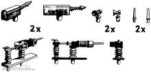 Weinert 95514 - Hauptschalter, Horn, Senkantrieb für DBS 54, UKW-Antenne