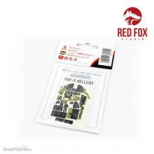 Red Fox Studio RFSQS-24002 - 1/24 Grumman F6F-5 Hellcat (for Airfix kit)