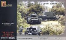 Pegasus 957665 - 1/72 KV-1 (Early) & KV-2, 2 Bausätze